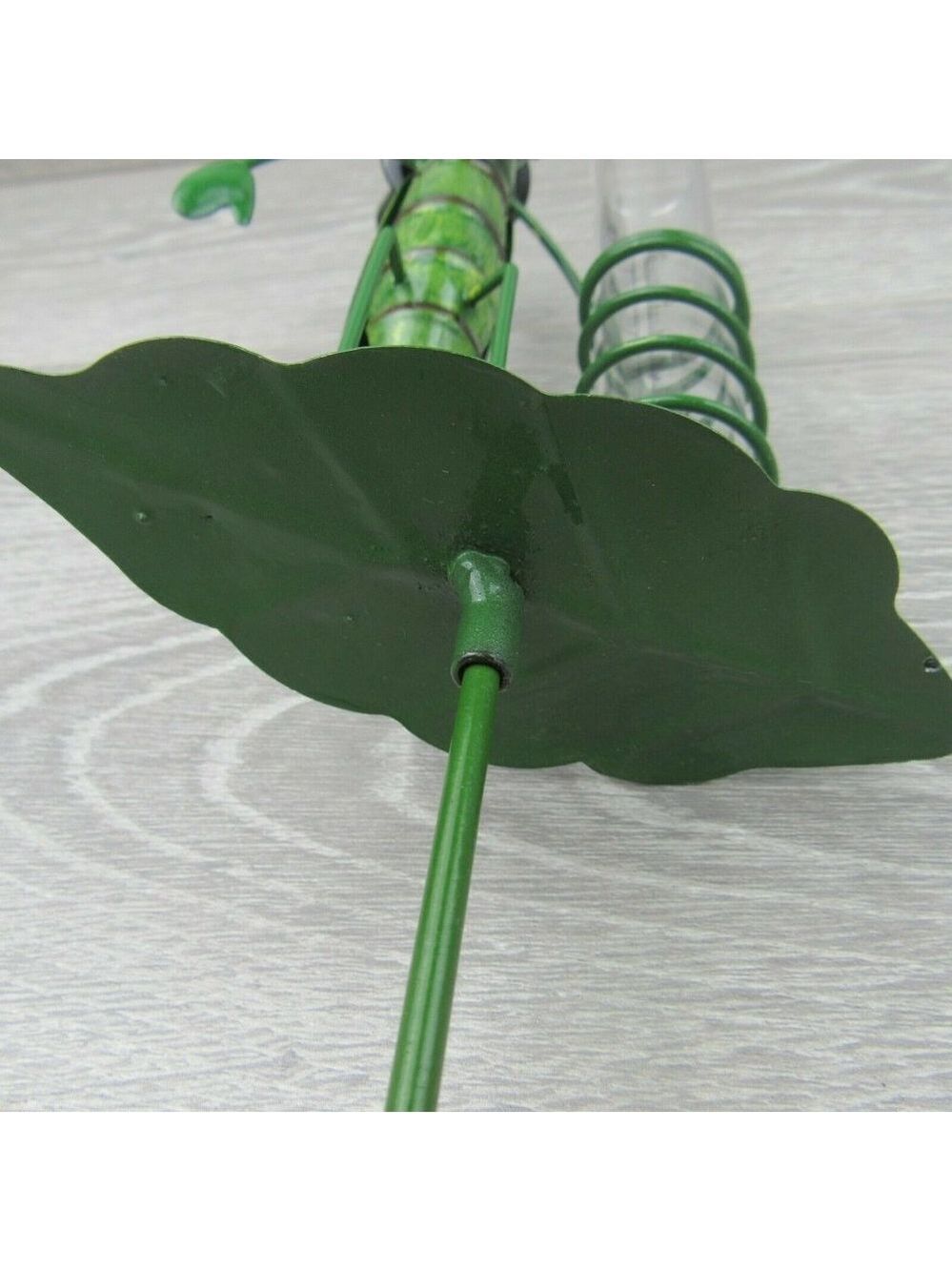Yard Decor Garden Outdoor Grasshopper Rain Gauge - Picture 11 of 12